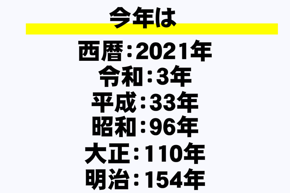 今年は令和何年？平成何年？西暦何年？｜年収ガイド